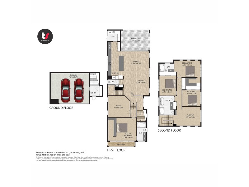 39 Nelson Place, Carindale QLD 4152 Floorplan