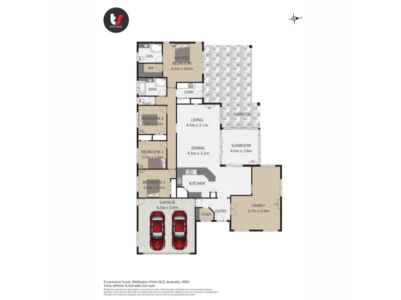 6 Laurance Court, Wellington Point QLD 4160 Floorplan