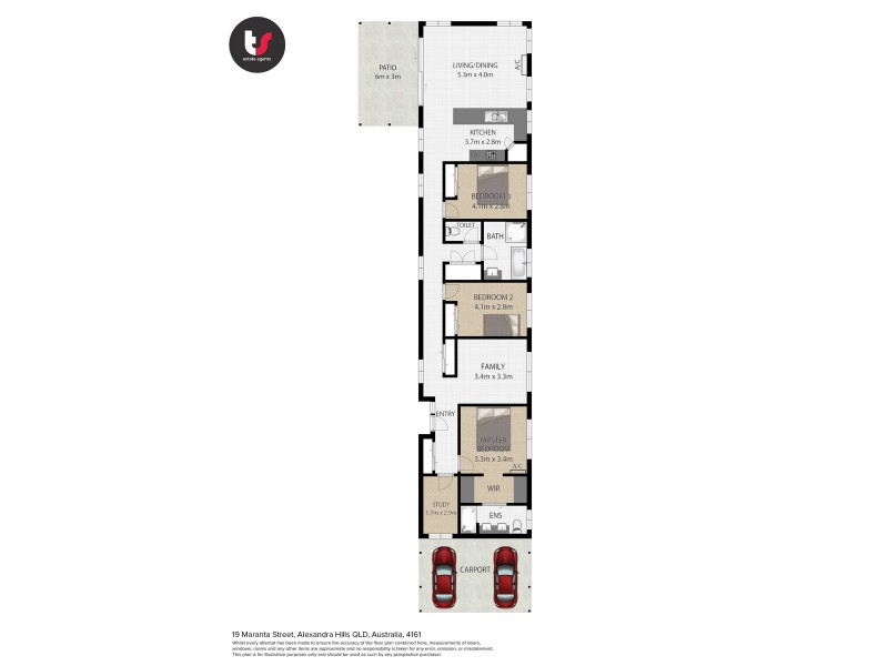 19 Maranta Street, Alexandra Hills QLD 4161 Floorplan