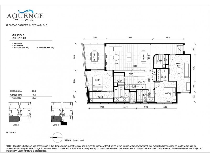301/17 Passage Street, Cleveland QLD 4163 Floorplan