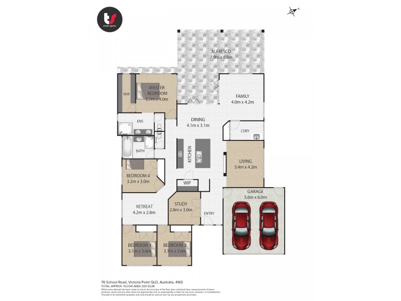 76 School Road, Victoria Point QLD 4165 Floorplan