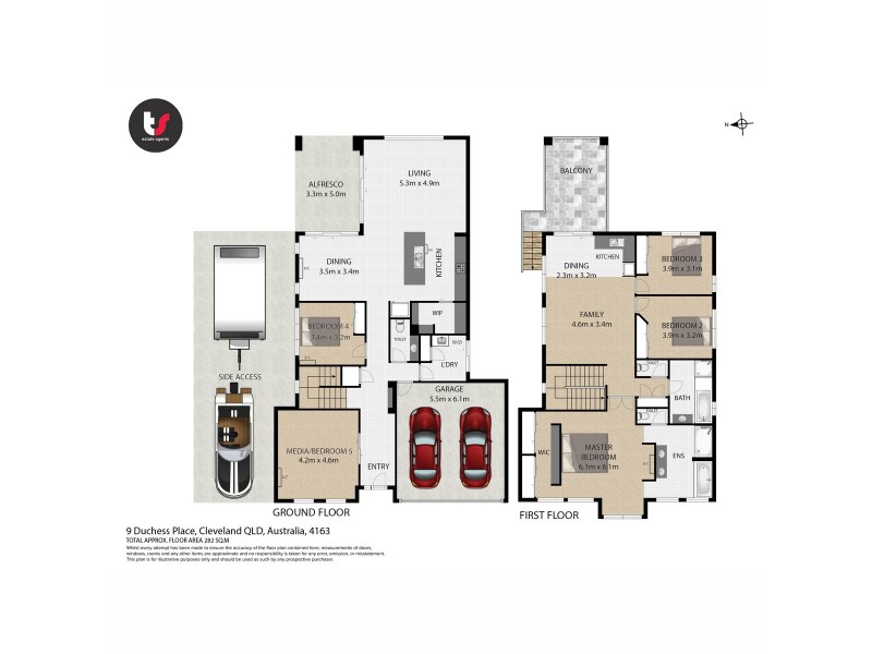 9 Duchess Place, Cleveland QLD 4163 Floorplan