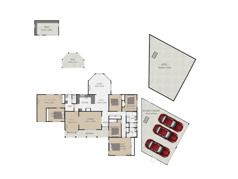 16 Lancelot Street, Rochedale South QLD 4123 Floorplan