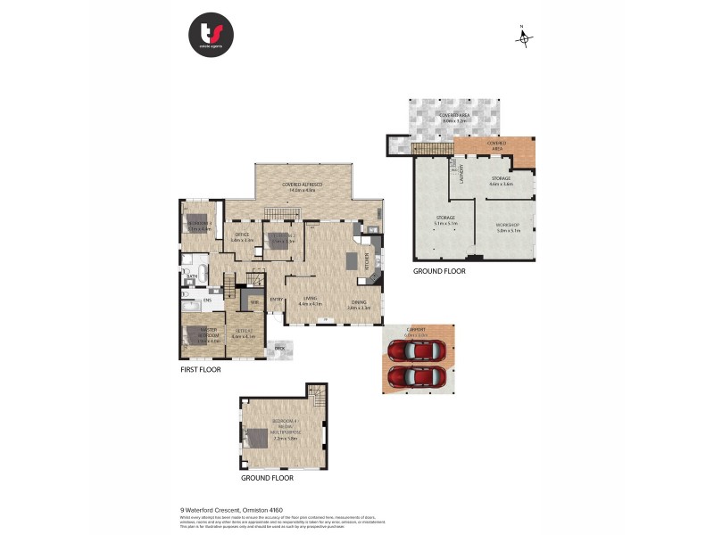 9 Waterford Crescent, Ormiston QLD 4160 Floorplan