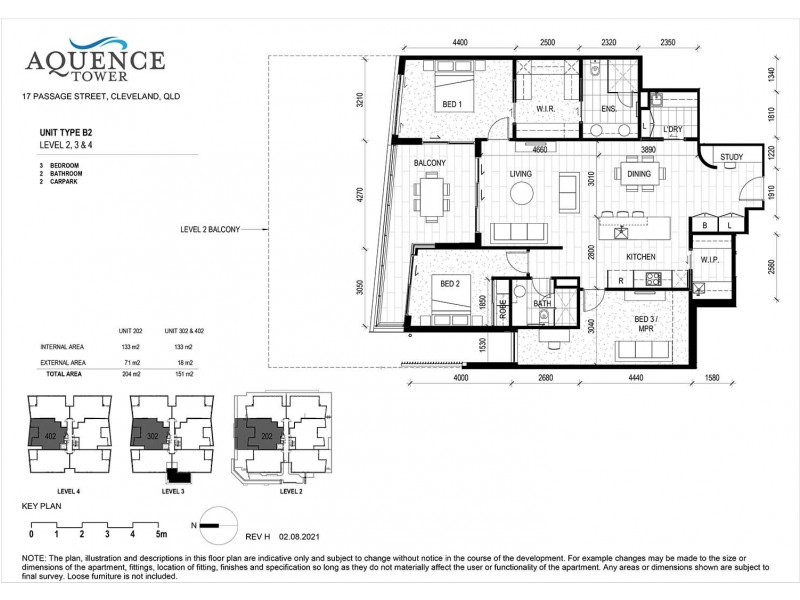 402/17 Passage Street, Cleveland QLD 4163 Floorplan