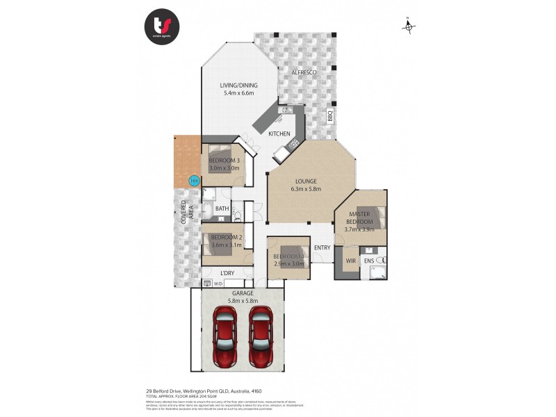 29 Belford Drive, Wellington Point QLD 4160 Floorplan