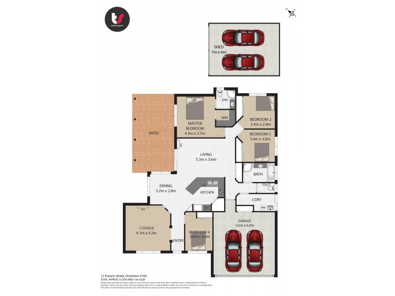 13 Francis Street, Ormiston QLD 4160 Floorplan