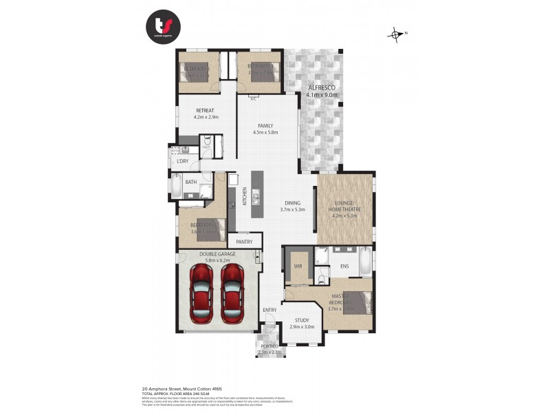 20 Amphora Street, Mount Cotton QLD 4165 Floorplan