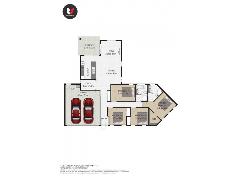 2/255 Colburn Avenue, Victoria Point QLD 4165 Floorplan