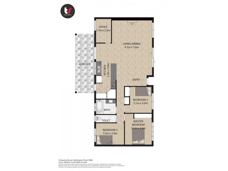 2 Rosella Street, Wellington Point QLD 4160 Floorplan
