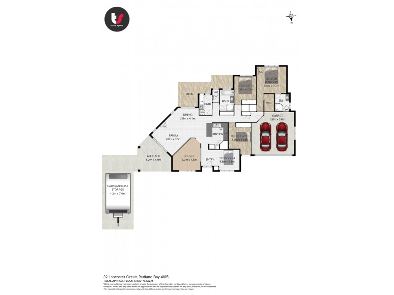 32 Lancaster Circuit, Redland Bay QLD 4165 Floorplan