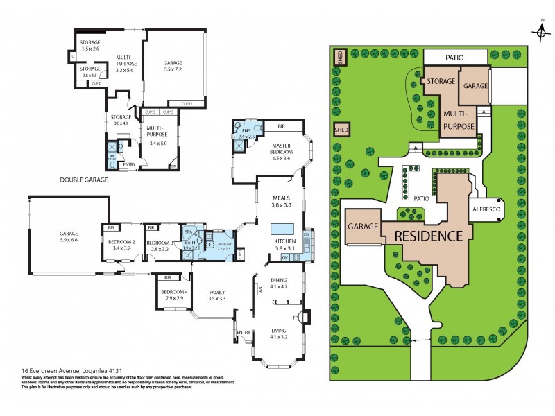 16-18 Evergreen Avenue, Loganlea QLD 4131 Floorplan