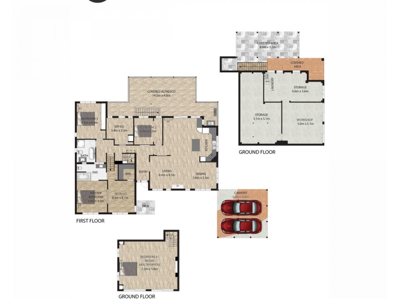 9 Waterford Crescent, Ormiston QLD 4160 Floorplan