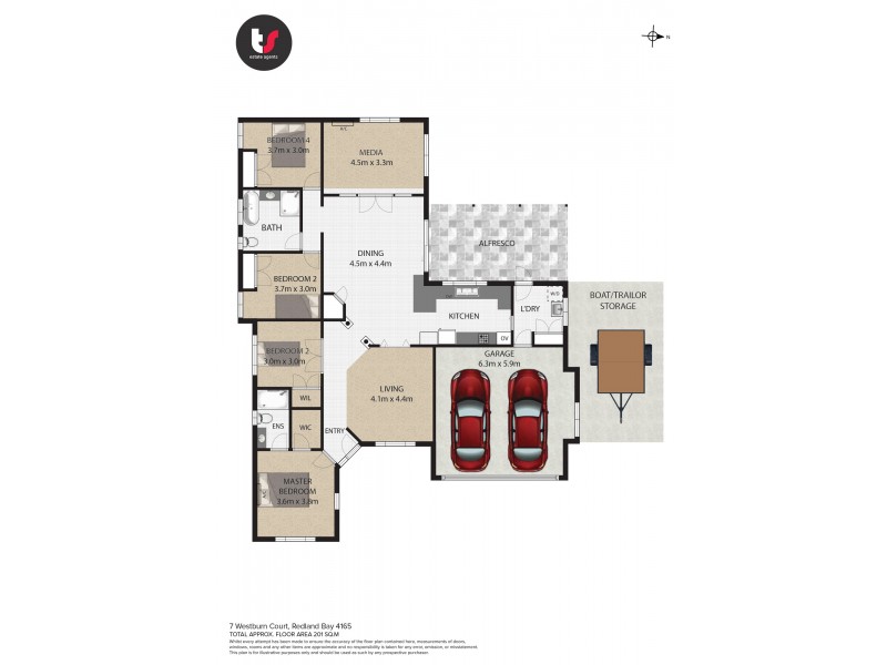 7 Westburn Court, Redland Bay QLD 4165 Floorplan
