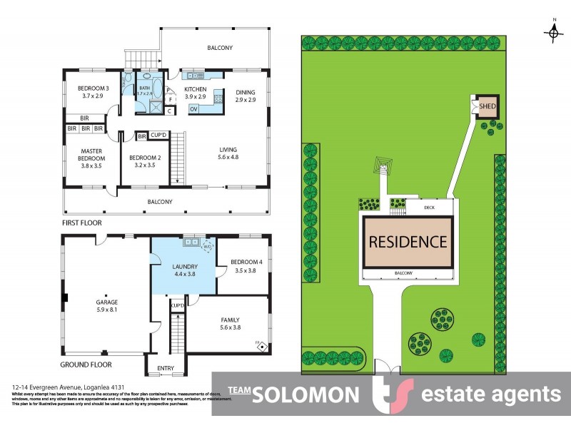 12-14 Evergreen Avenue, Loganlea QLD 4131 Floorplan