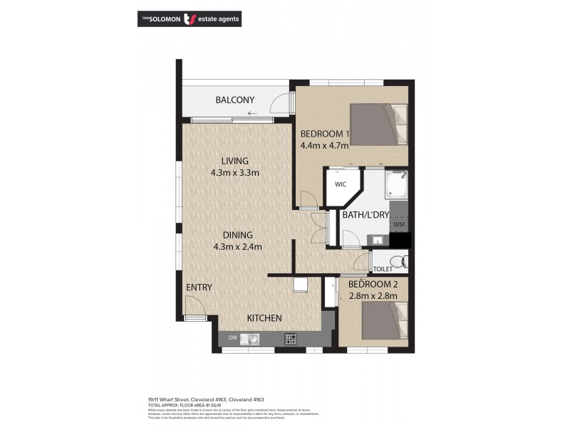 19/11-15 Wharf Street, Cleveland QLD 4163 Floorplan