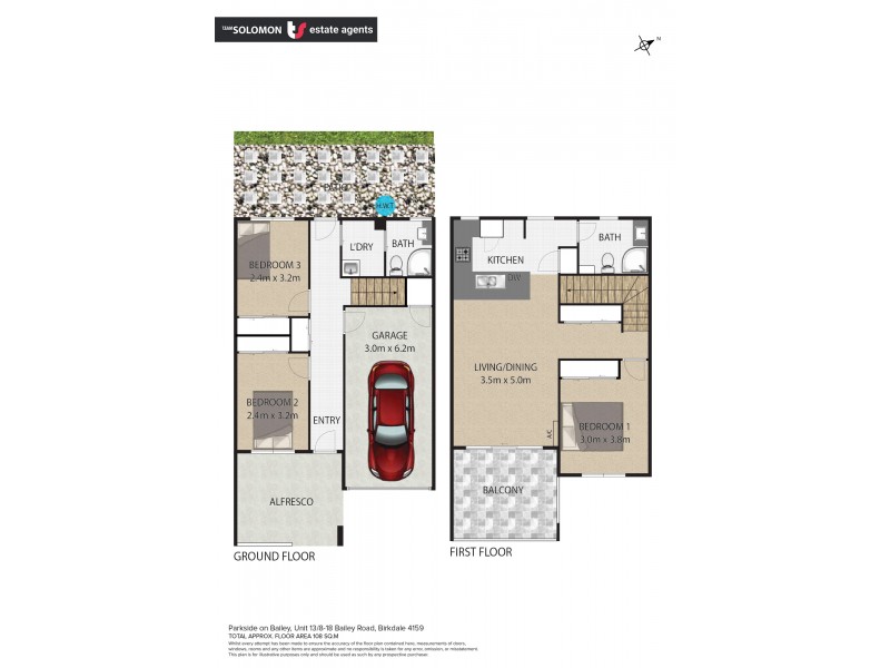 13/8-20 Bailey Road, Birkdale QLD 4159 Floorplan