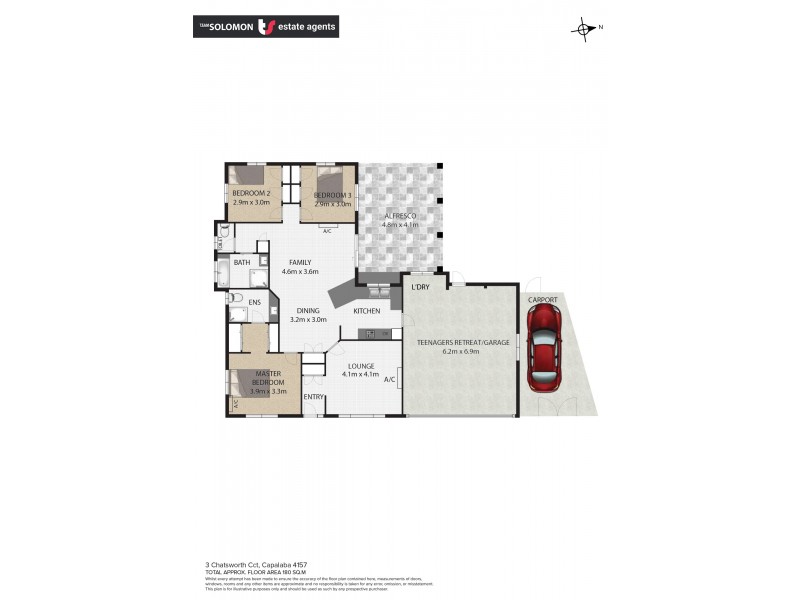 3 Chatsworth Circuit, Capalaba QLD 4157 Floorplan