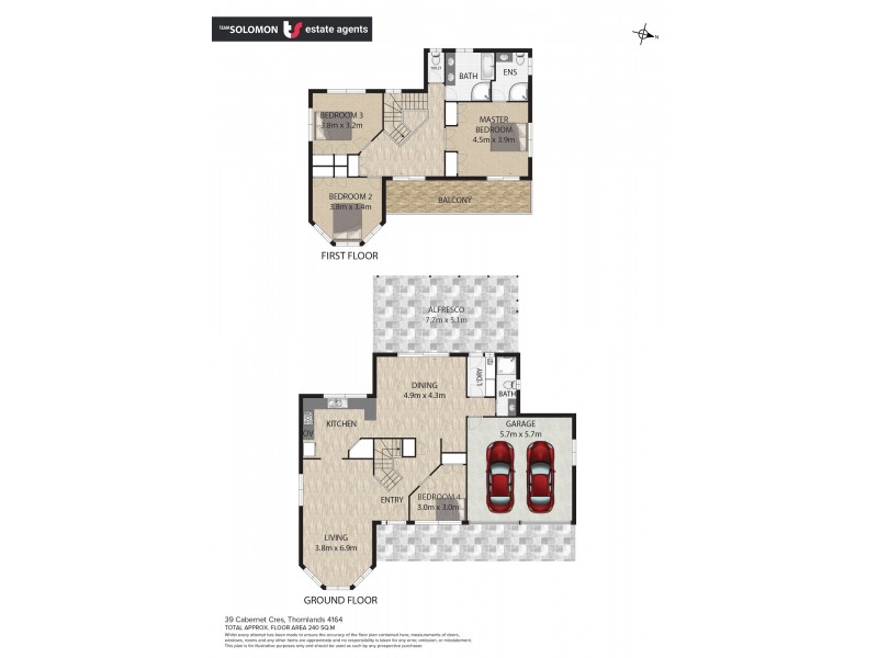 39 Cabernet Crescent, Thornlands QLD 4164 Floorplan