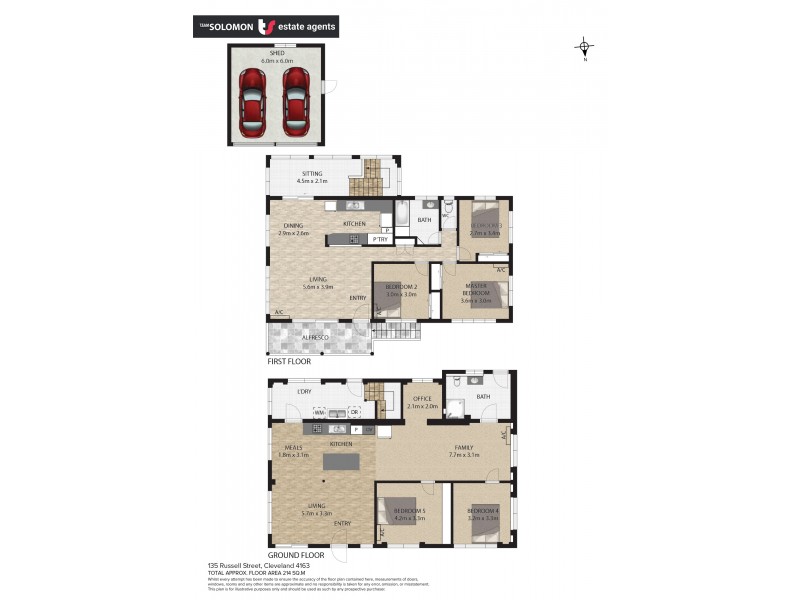 135 Russell Street, Cleveland QLD 4163 Floorplan