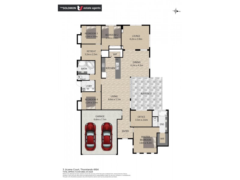 3 Jicama Court, Thornlands QLD 4164 Floorplan