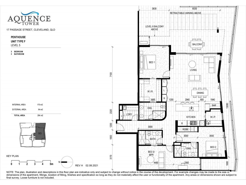 503/17 Passage Street, Cleveland QLD 4163 Floorplan