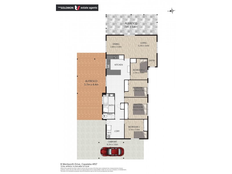 6-8 Wentworth Drive, Capalaba QLD 4157 Floorplan