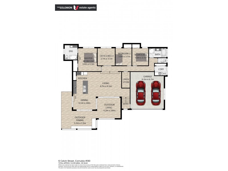 6 Calvin Street, Cornubia QLD 4130 Floorplan