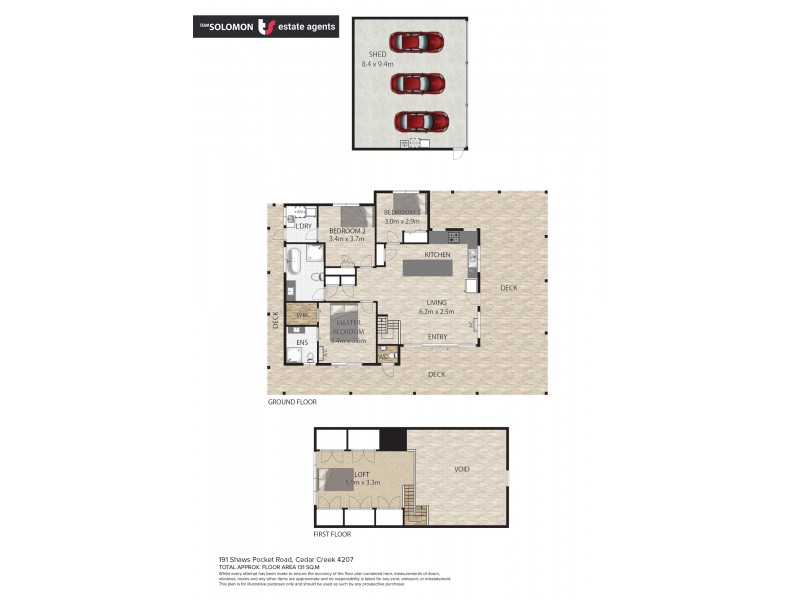 189 Shaws Pocket Road, Luscombe QLD 4207 Floorplan
