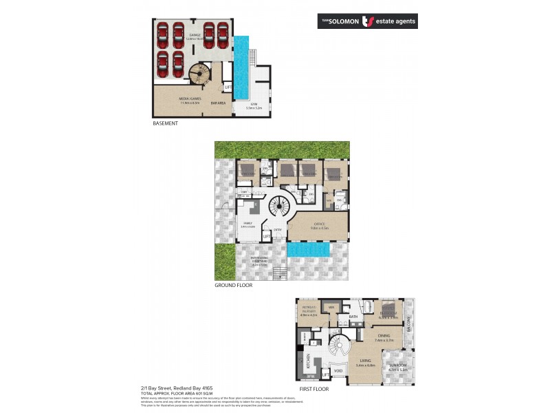 House 2 – 1 Bay Street, Redland Bay QLD 4165 Floorplan
