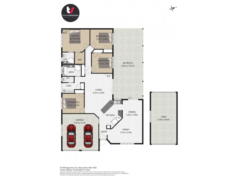 67 Montgomery Drive, Alexandra Hills QLD 4161 Floorplan