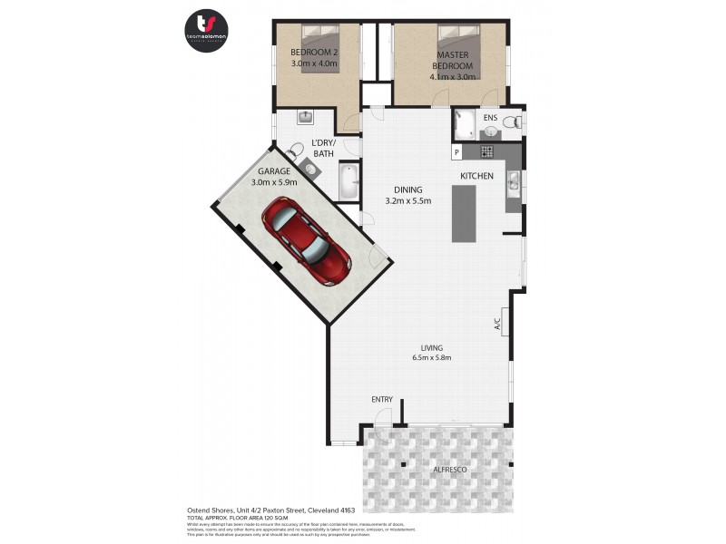 4/2 Paxton Street, Cleveland QLD 4163 Floorplan