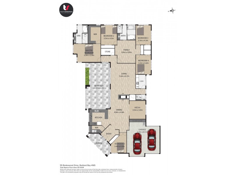 55 Bankswood Drive, Redland Bay QLD 4165 Floorplan