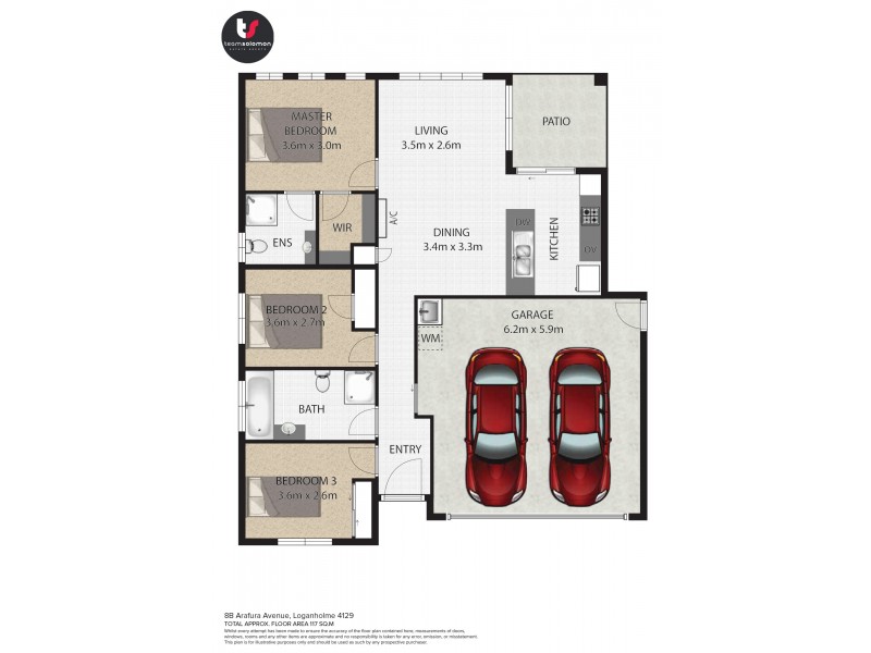 8B Arafura Avenue, Loganholme QLD 4129 Floorplan