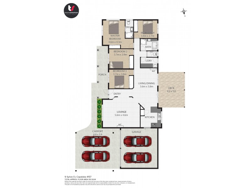 9 Sylvia Court, Capalaba QLD 4157 Floorplan
