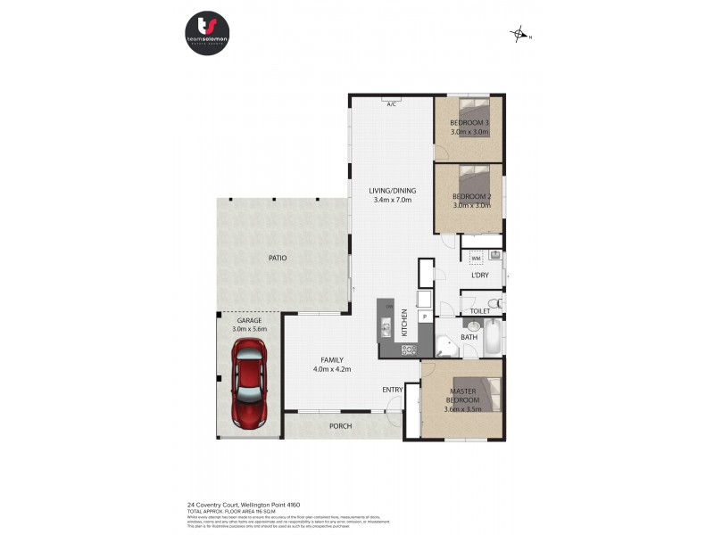 24 Coventry Court, Wellington Point QLD 4160 Floorplan