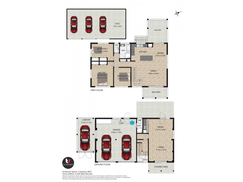 13 Nereid Street, Capalaba QLD 4157 Floorplan