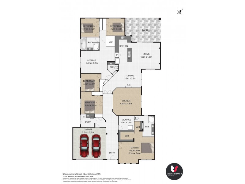 3 Sommelliers Street, Mount Cotton QLD 4165 Floorplan