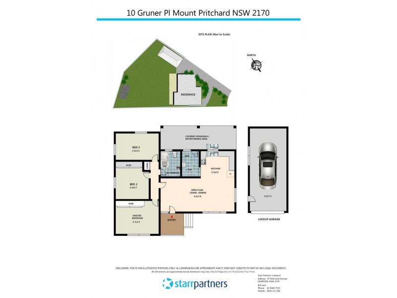 10 Gruner Pl, Mount Pritchard NSW 2170 Floorplan