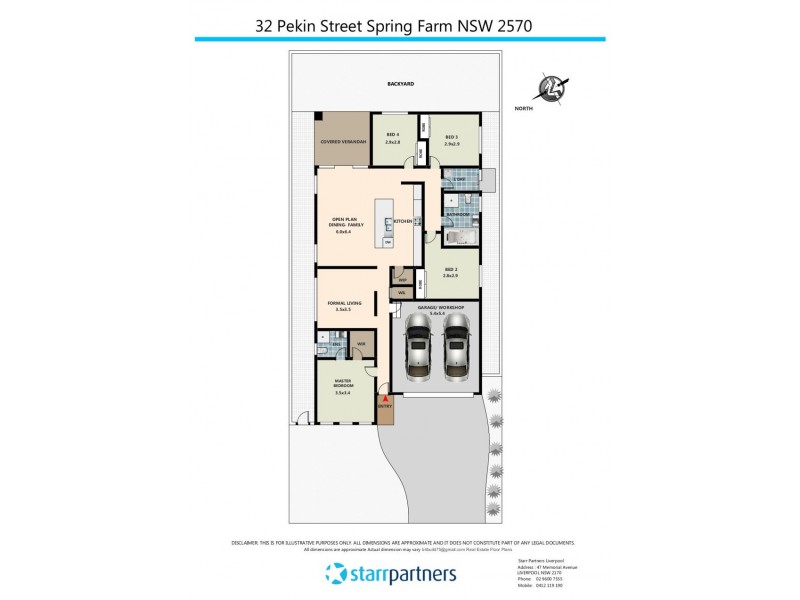 32 Pekin St, Spring Farm NSW 2570 Floorplan