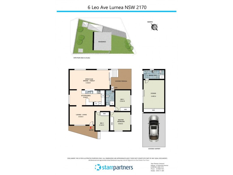 6 Leo Ave, Lurnea NSW 2170 Floorplan