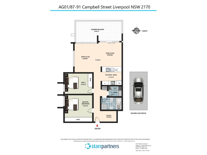 AG01/87-91 Campbell St, Liverpool NSW 2170 Floorplan