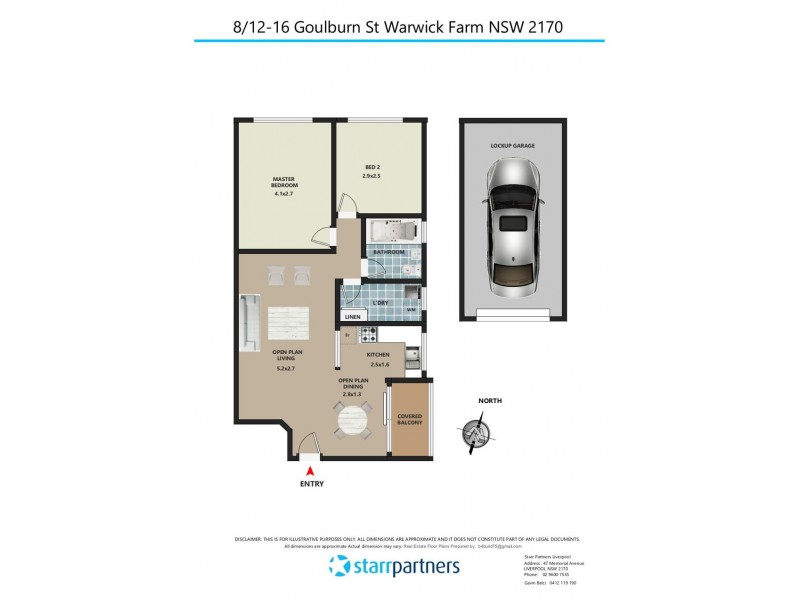 8/12-16 Goulburn street, Liverpool NSW 2170 Floorplan