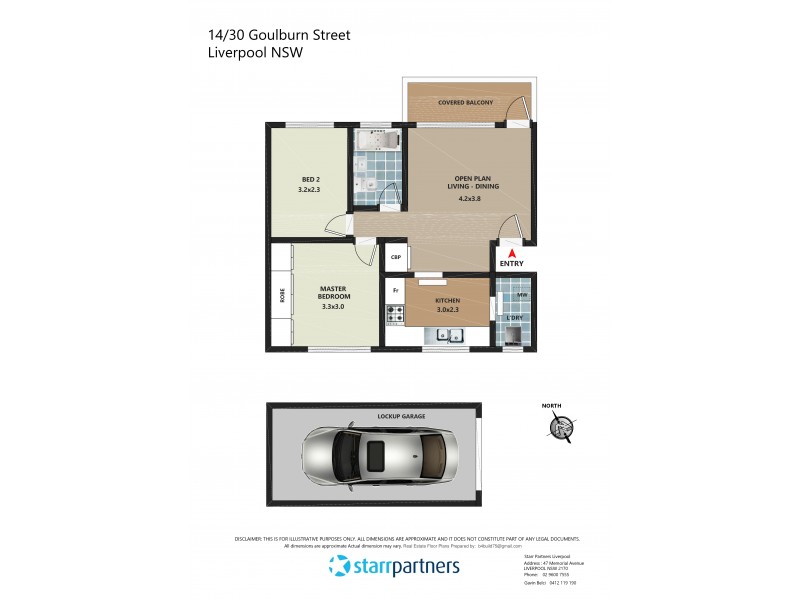 14/30 Goulburn Street, Liverpool NSW 2170 Floorplan
