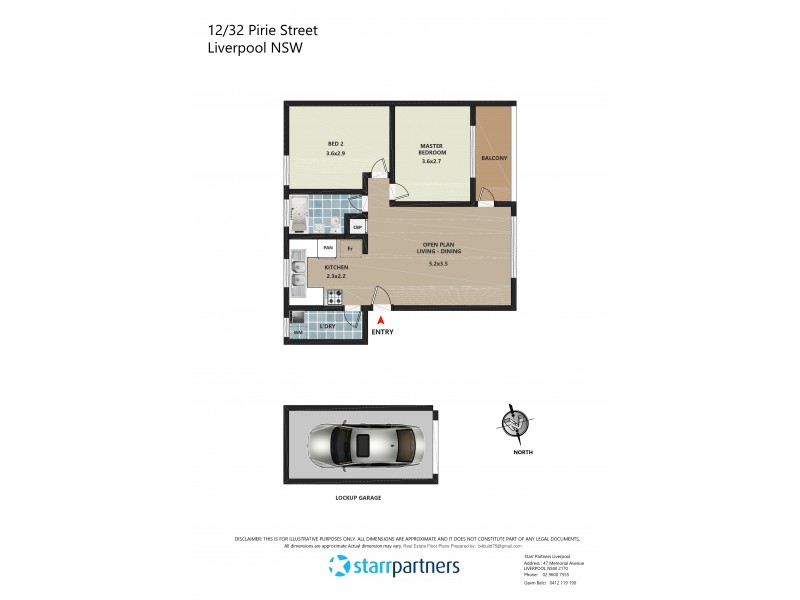 12/32 Pirie Street, Liverpool NSW 2170 Floorplan