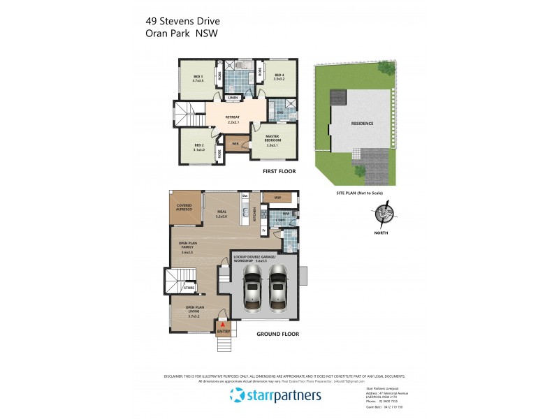 49 Stevens Dr, Oran Park NSW 2570 Floorplan