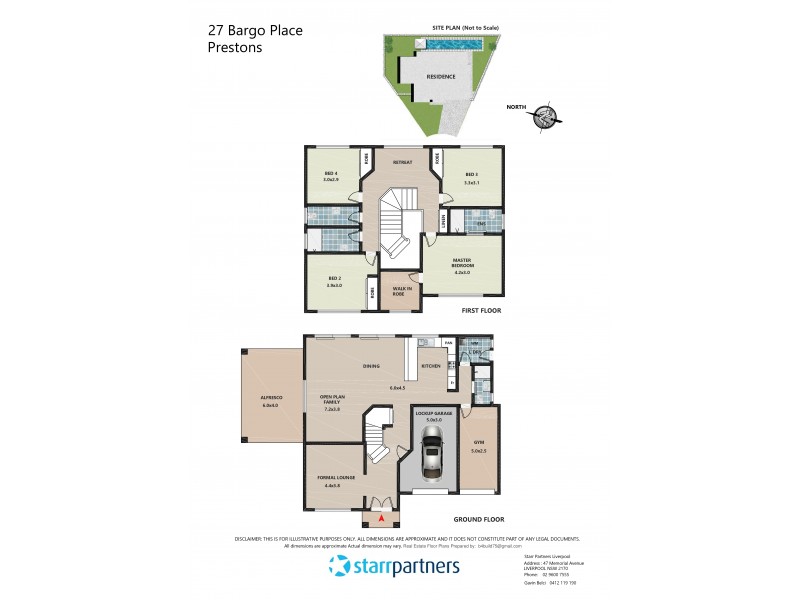 27 BARGO PLACE, Prestons NSW 2170 Floorplan