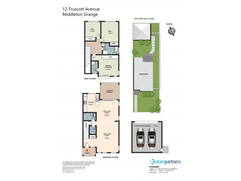 12 TRUSCOTT AVENUE, Middleton Grange NSW 2171 Floorplan