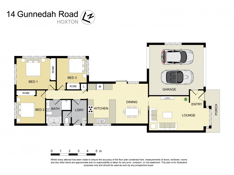 14 Gunnedah Road, Hoxton Park NSW 2171 Floorplan