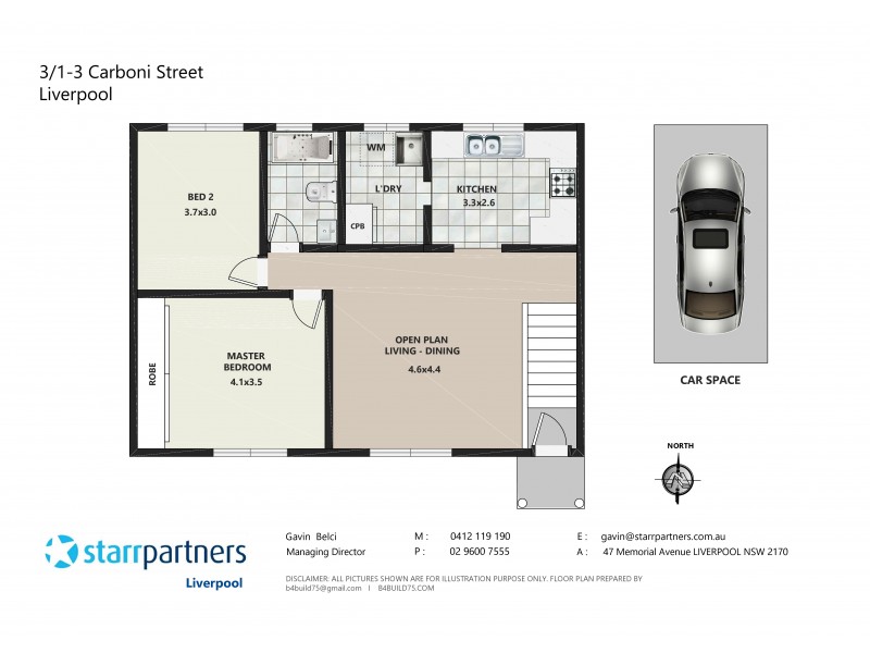 3/1-3 Carboni Street, Liverpool NSW 2170 Floorplan
